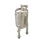 Small Mobile Stainless Steel Storage Tank
