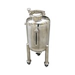 Small Mobile Stainless Steel Storage Tank