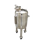 Small Mobile Stainless Steel Storage Tank
