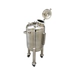 Small Mobile Stainless Steel Storage Tank