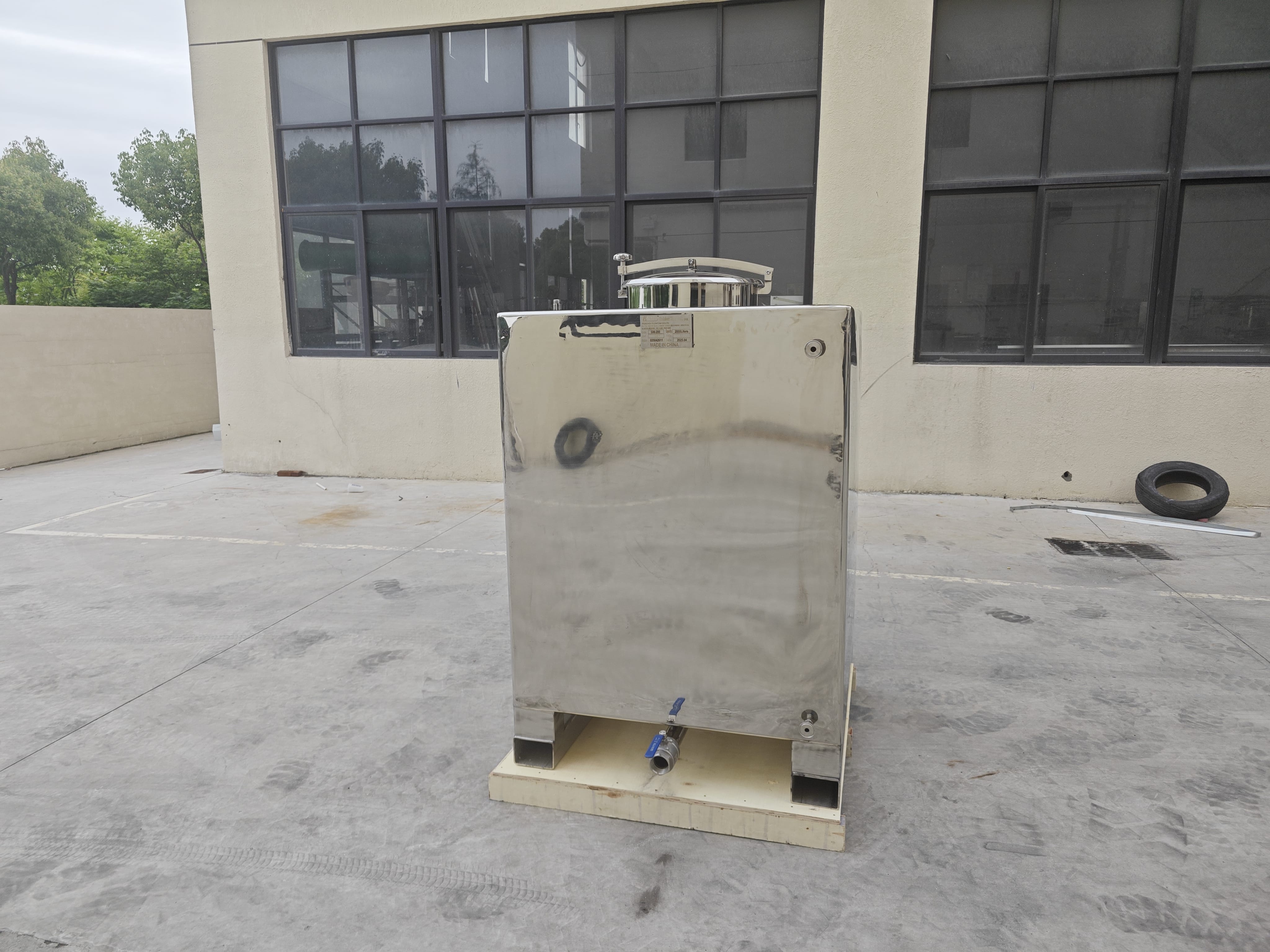 Square Stainless Steel Storage Tank