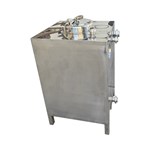 Square Stainless Steel Storage Tank with Three Front Connections