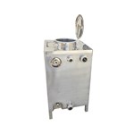 Square Stainless Steel Storage Tank with Three Front Connections