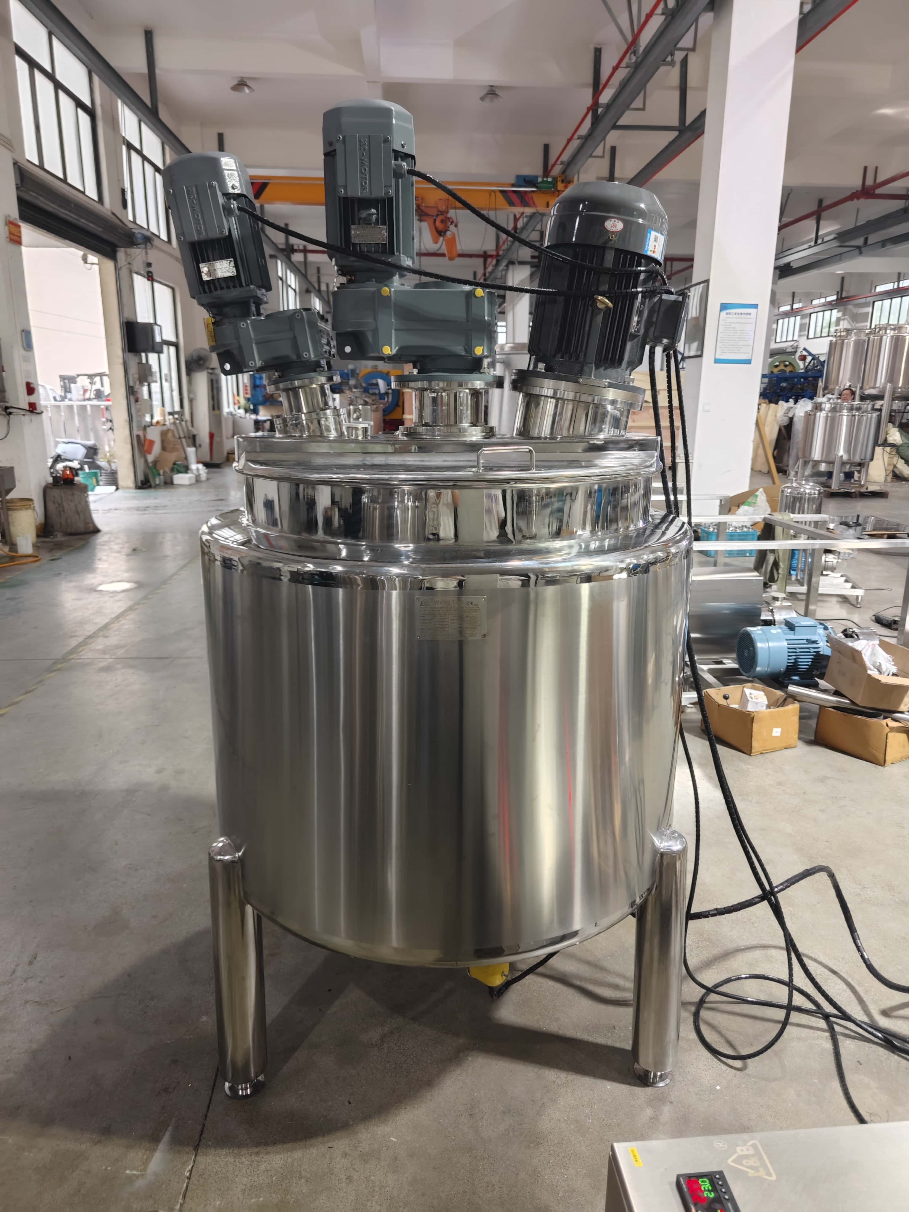 Three-stage Stirring