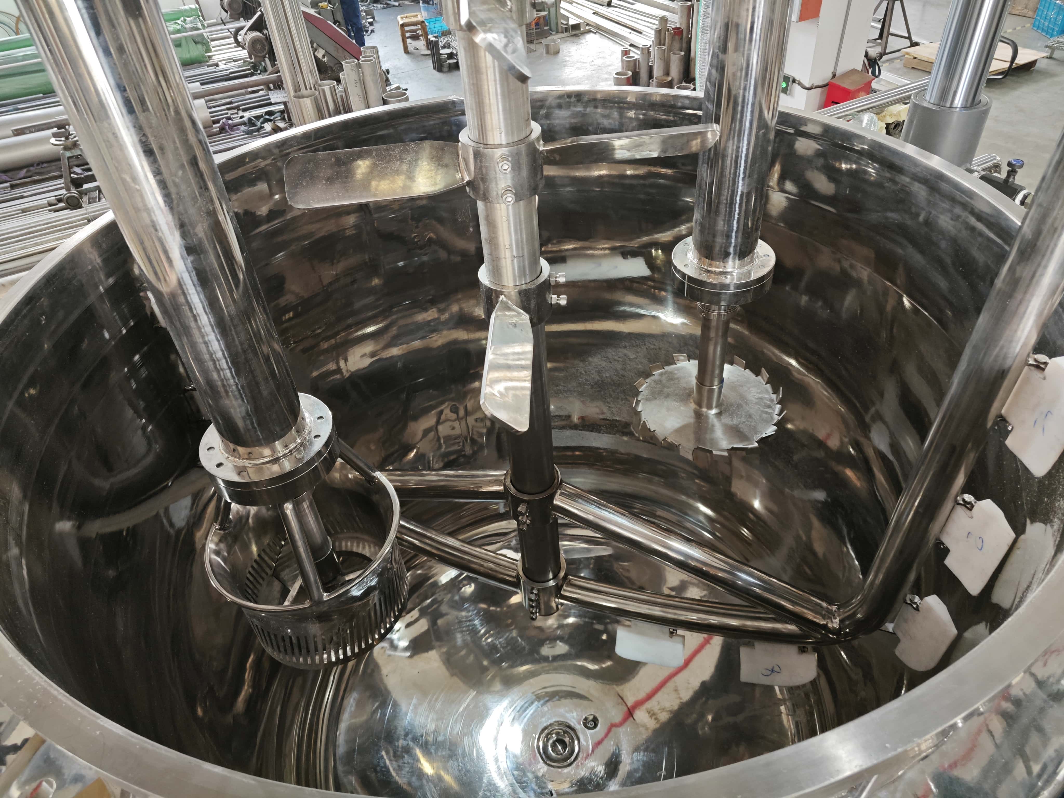 Triple-Agitation Emulsifying System