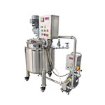 Wall-Scraping Mixing Tank with Rotary-Lobe Pump