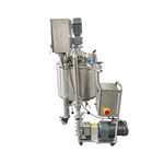 Wall-Scraping Mixing Tank with Rotary-Lobe Pump