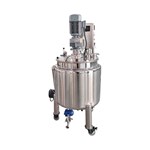 Wall-Scraping Mixing Tank with Rotary-Lobe Pump
