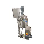 Wall-Scraping Mixing Tank with Rotary-Lobe Pump