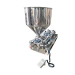 Wall-Scraping Mixing Tank with Rotary-Lobe Pump and Filling Machine