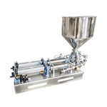 Wall-Scraping Mixing Tank with Rotary-Lobe Pump and Filling Machine