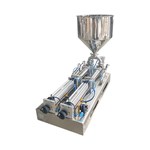 Wall-Scraping Mixing Tank with Rotary-Lobe Pump and Filling Machine