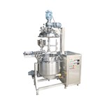Wall-Scraping Mixing Tank with Rotary-Lobe Pump and Filling Machine