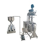 Wall-Scraping Mixing Tank with Rotary-Lobe Pump and Filling Machine