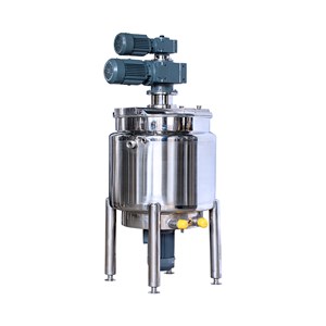 (wall-scraping + Paddle-type + Bottom-entry Emulsification) – Coaxial Dual-motor System
