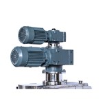 (wall-scraping + Paddle-type + Bottom-entry Emulsification) – Coaxial Dual-motor System
