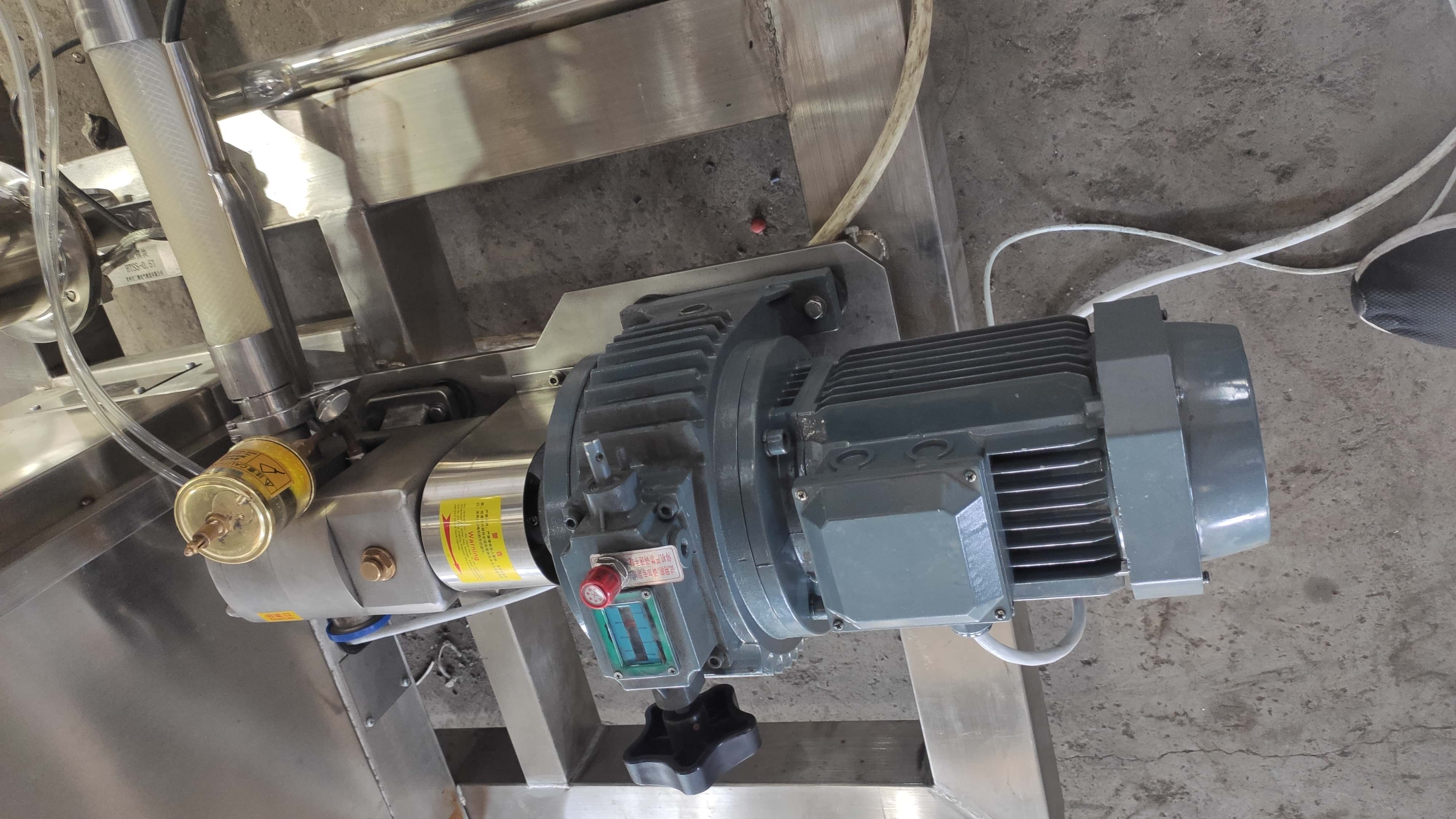 Weighed Wall-Scraping and Paddle Mixing Tank with Bottom Emulsifier