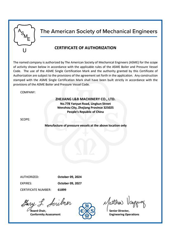 Certificates