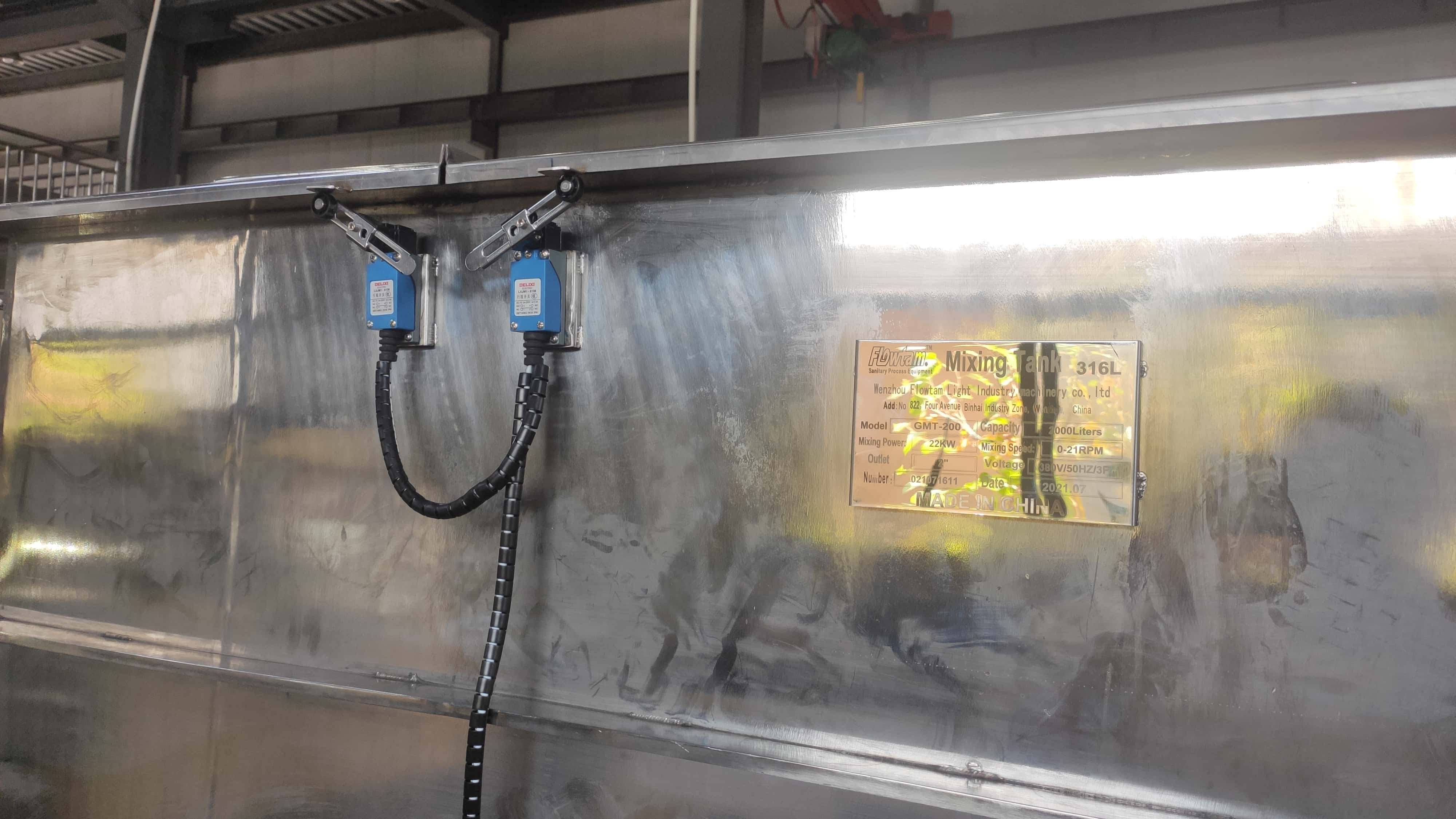 2000 L Ribbon Horizontal Blender