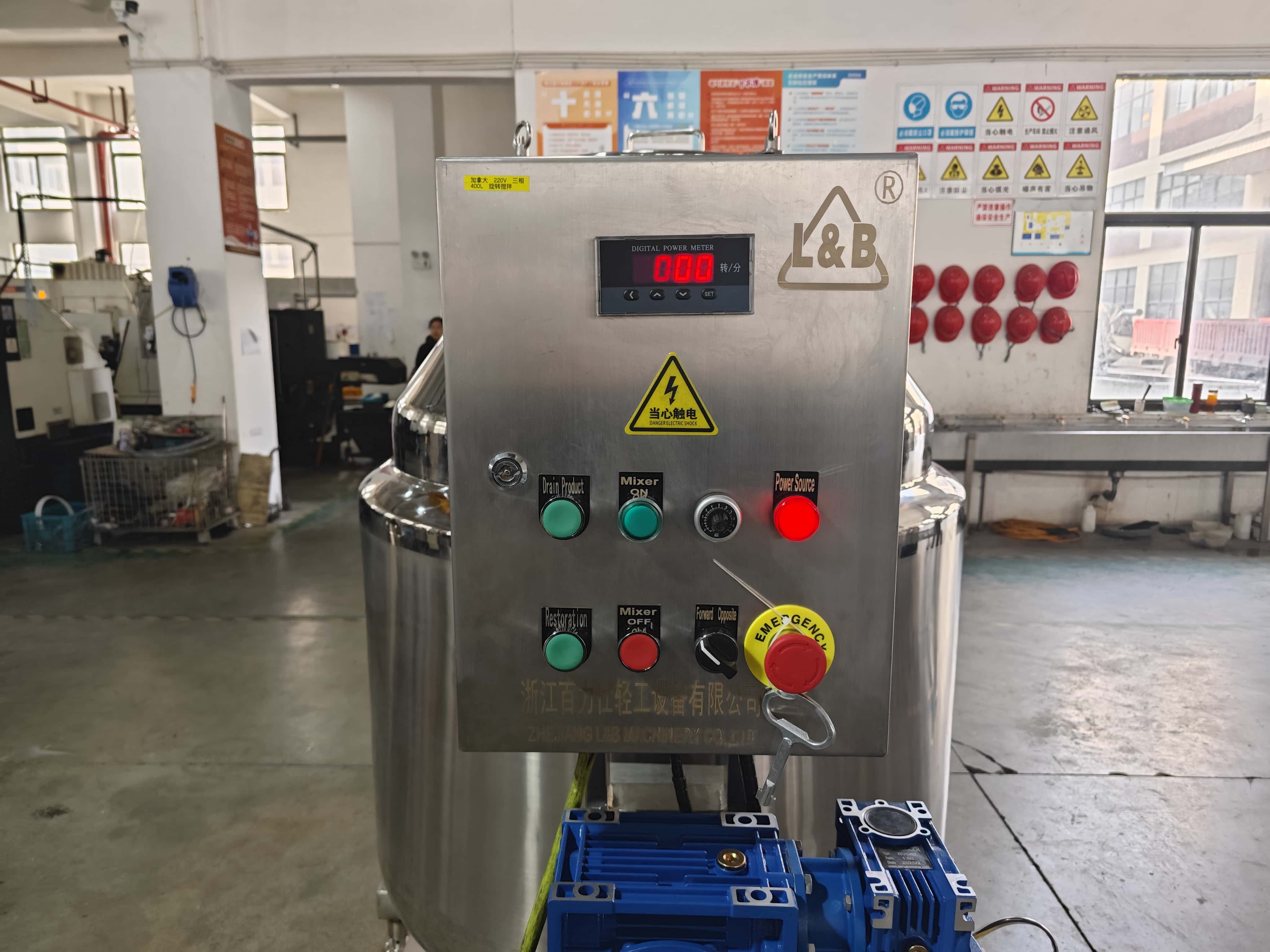 220 V Three-Phase Rotary Drum Blender for Export