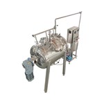 300 L Vacuum Ploughshare Mixer with Three Cleaning Heads