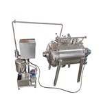 300 L Vacuum Ploughshare Mixer with Three Cleaning Heads