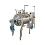 300 L Vacuum Ploughshare Mixer with Three Cleaning Heads