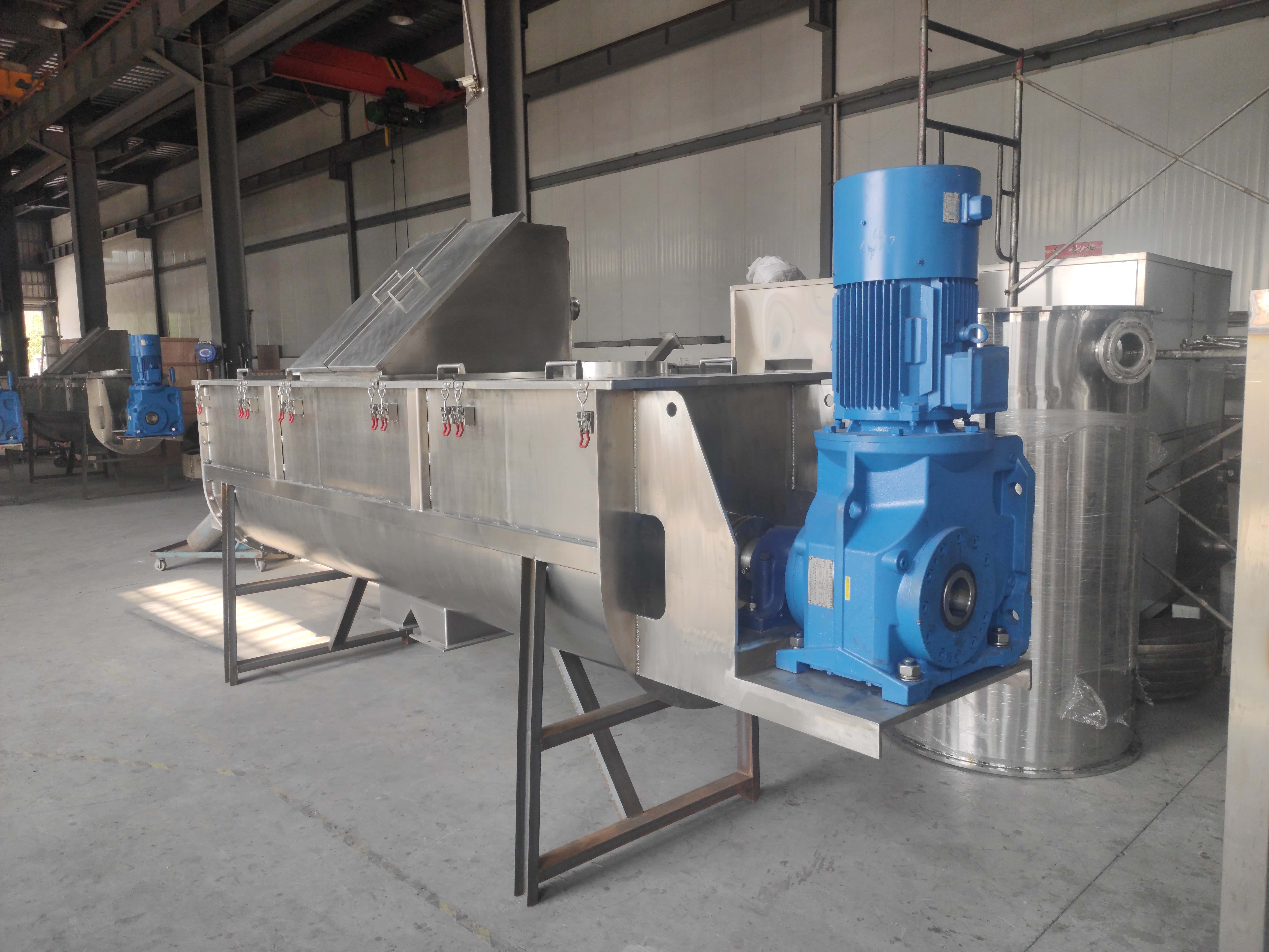 3000 L Ribbon Horizontal Blender with Inspection Opening