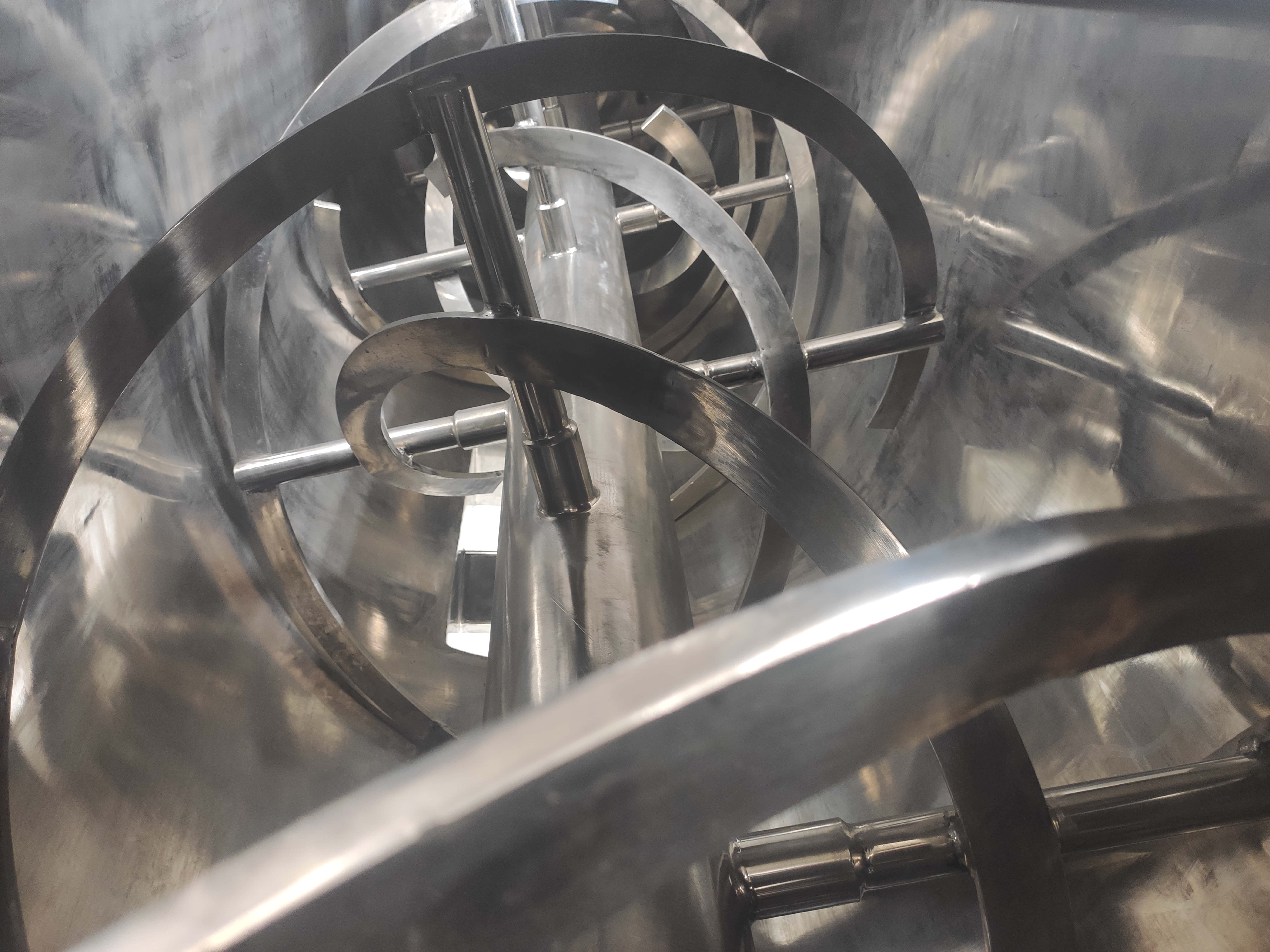 3000 L Ribbon Horizontal Blender with Inspection Opening