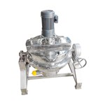 Compact Electric-Heated Manual-Tilt Open Scraper Jacketed Kettle