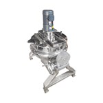 Compact Electric-Heated Manual-Tilt Open Scraper Jacketed Kettle