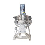 Compact Electric-Heated Manual-Tilt Open Scraper Jacketed Kettle