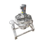 Compact Electric-Heated Manual-Tilt Open Scraper Jacketed Kettle