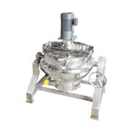 Compact Electric-Heated Manual-Tilt Open Scraper Jacketed Kettle