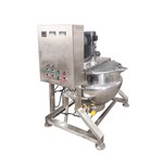 Electric-Heated Manual-Tilt Open Scraper and Emulsifying Jacketed Kettle