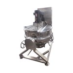 Electric-Heated Manual-Tilt Open Scraper and Emulsifying Jacketed Kettle