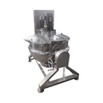 Electric-Heated Manual-Tilt Open Scraper and Emulsifying Jacketed Kettle