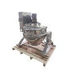 Electric-Heated Manual-Tilt Open Scraper and Emulsifying Jacketed Kettle