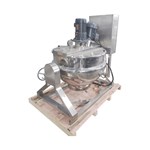 Electric-Heated Manual-Tilt Open Scraper and Emulsifying Jacketed Kettle