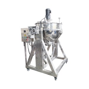 Electric-Heated Mobile Scraper Jacketed Kettle with Powered Tilt