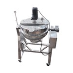 Electric-Heated Mobile Scraper Jacketed Kettle with Powered Tilt