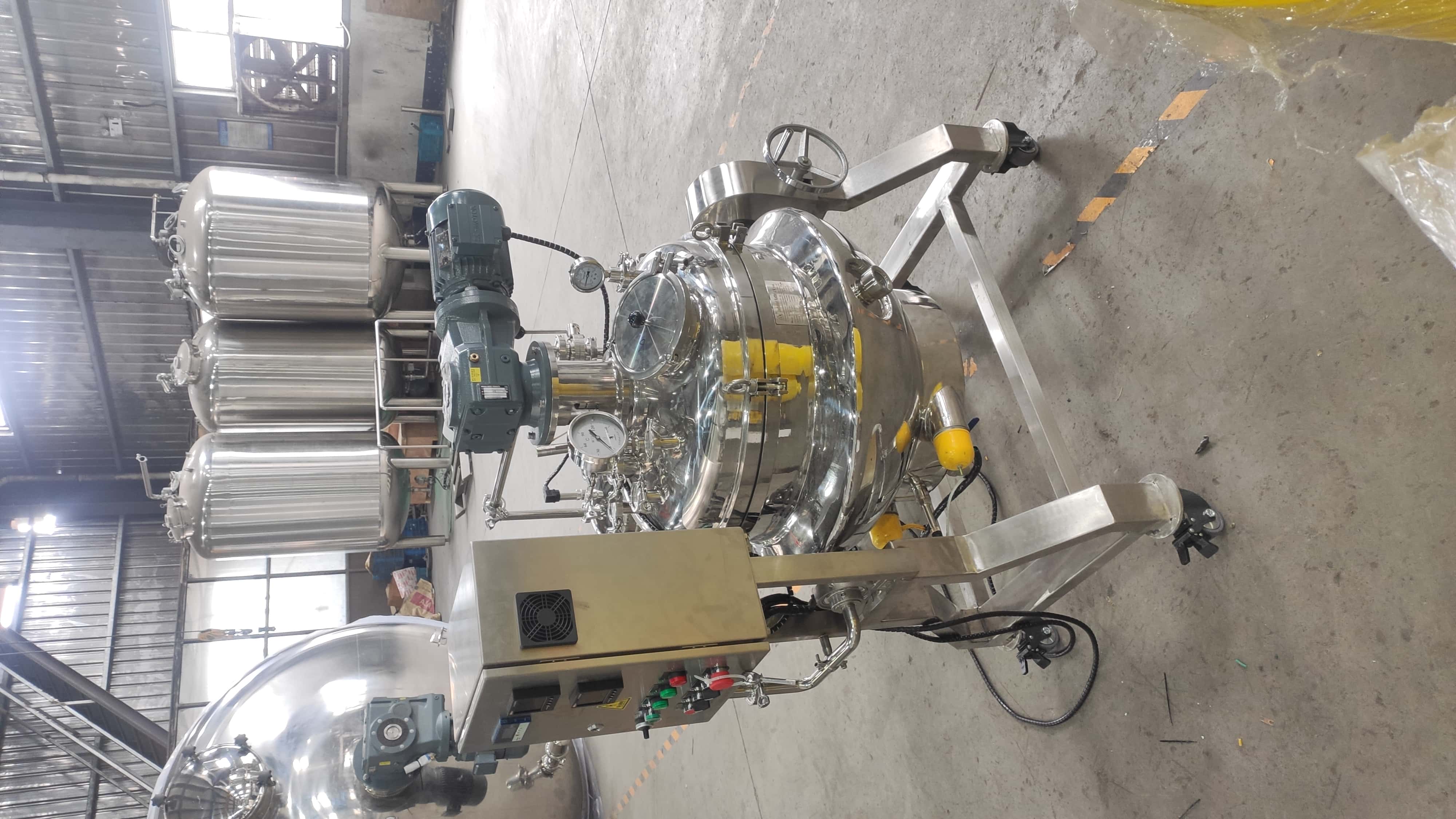 Electric-Heated Vacuum Sealed Scraper Jacketed Kettle