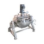 Gas-Heated Manual-Tilt Open-Top Scraper Jacketed Kettle