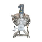 Gas-Heated Manual-Tilt Open-Top Scraper Jacketed Kettle