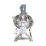 Gas-Heated Manual-Tilt Open-Top Scraper Jacketed Kettle