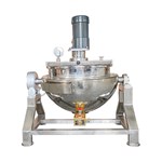 Gas-Heated Manual-Tilt Open-Top Scraper Jacketed Kettle