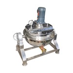 Gas-Heated Manual-Tilt Open-Top Scraper Jacketed Kettle
