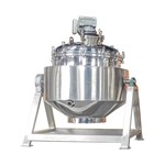 Gas-Heated Manual-Tilt Sealed Scraper Jacketed Kettle
