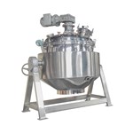 Gas-Heated Manual-Tilt Sealed Scraper Jacketed Kettle