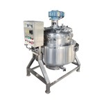 Gas-Heated Manual-Tilt Sealed Scraper Jacketed Kettle with Control Cabinet